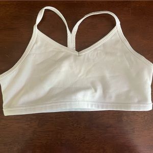 Athleta Girl White Sports Bra